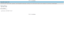 Tablet Screenshot of cascadelawnsllc.com